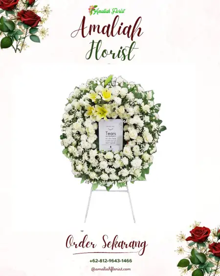 Krans Bunga Duka Kebonlegi